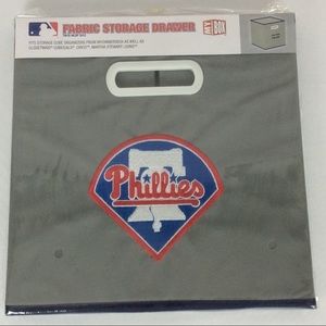 MLB Philadelphia Phillies Storage Drawer/Cube Gray